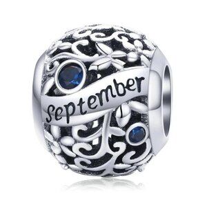 925 Silver September Birthstone Charm
